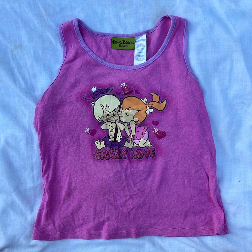 vintage flindstones baby tee
